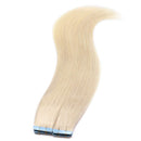 S-noilite Blonde Tape in Hair Extensions Human Hair for Women Tape in Extensions Glue in Hair Seamless Skin Weft Invisible Double Sided Tape Silky Straight 20Pcs 60g (18 Inch