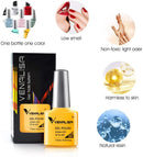 VENALISA Gel Nail Polish-Pure White Color Soak Off UV LED Nail Gel Polish Nail Art Starter Manicure Salon DIY at Home V VENALISA Store