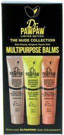 Dr. PAWPAW Multi-Purpose Balm | No Fragrance Balm, For Lips, Skin, Hair, Cuticles, Nails, and Beauty Finishing | 25 ml (Nude Collection, 3 Pack) Dr. PAWPAW ORIGINAL BALM Store