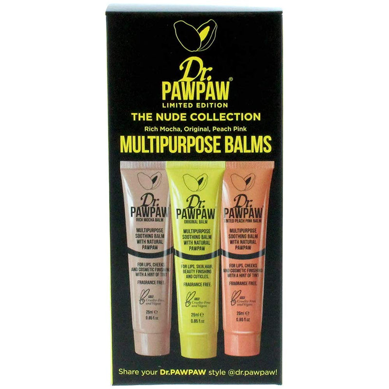 Dr. Pawpaw Multi-Purpose Balm | No Fragrance Balm, for Lips, Skin, Hair, Cuticles, Nails, and Beauty Finishing | 25 ml (Nude Collection, 1 Pack) Dr. PAWPAW ORIGINAL BALM