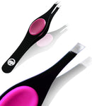Cocos Eyebrow Tweezers for Women and Men | Tweezers Precision | Slanted Tweezers for Ingrown Hair and Splinters | Professional Facial Tweezers for Eyebrows and Hair Removal, 1 pack Coco's Closet