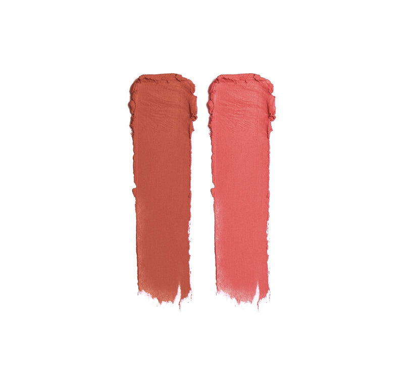 KRISTOFER BUCKLE Cashmere Slip® Longwear Lipstick Duo, 0.11 oz. (each) | Creamy, Richly Pigmented Lipstick That Delivers Bold Color for Up To 8 Hours | Tender/Kissed Kristofer Buckle