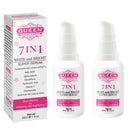 QUEEN NATURAL NEW YORK | 7in1 White and Bright Super Serum-5% Tranexamic Acid,5% Kojic Acid,2% Alpha Arbutin-Dark Spot Remover Melasma Treatment Anti Aging Vegan Cruelty Free-NO FRAGRANCE (Pack of 2) QUEEN NATURAL NEW YORK Store