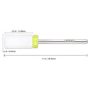Beauticom Professional USA Ceramic White LARGE Barrel Bit Nail Drill (Grit: XF EXTRA FINE) 3/32" Shank Size Beauticom