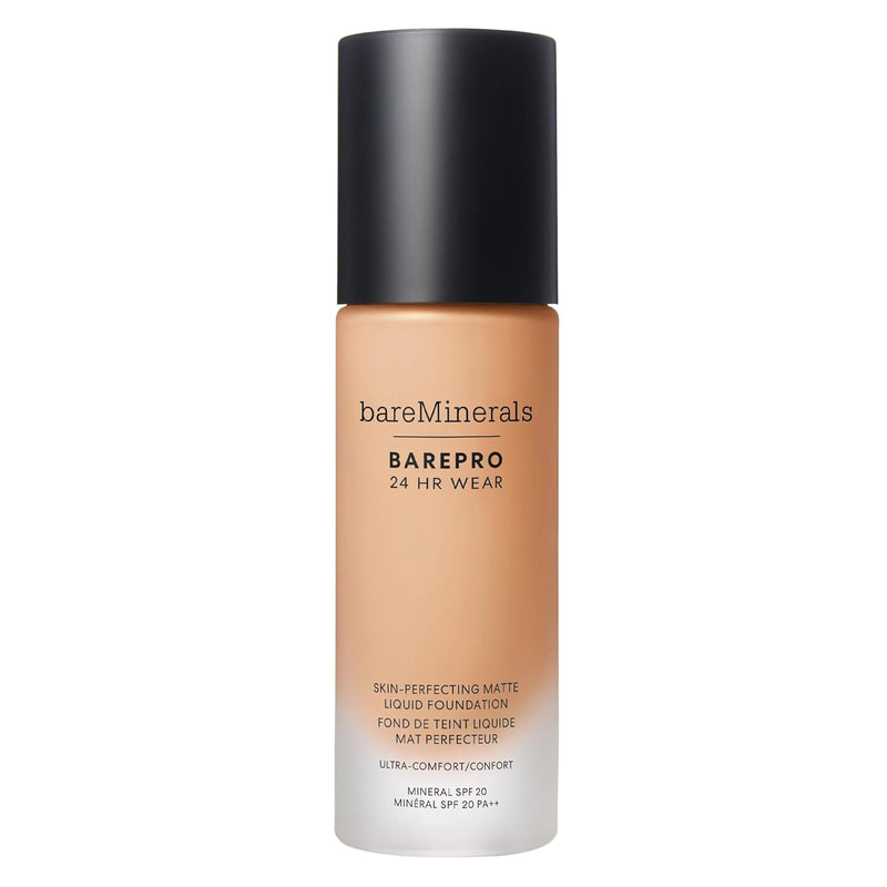 bareMinerals Barepro Performance Wear Liquid Foundation SPF 20, Breathable Makeup for Face, Full Coverage, 24HR Wear, Natural Matte Finish, Vegan Infinity Warehouse