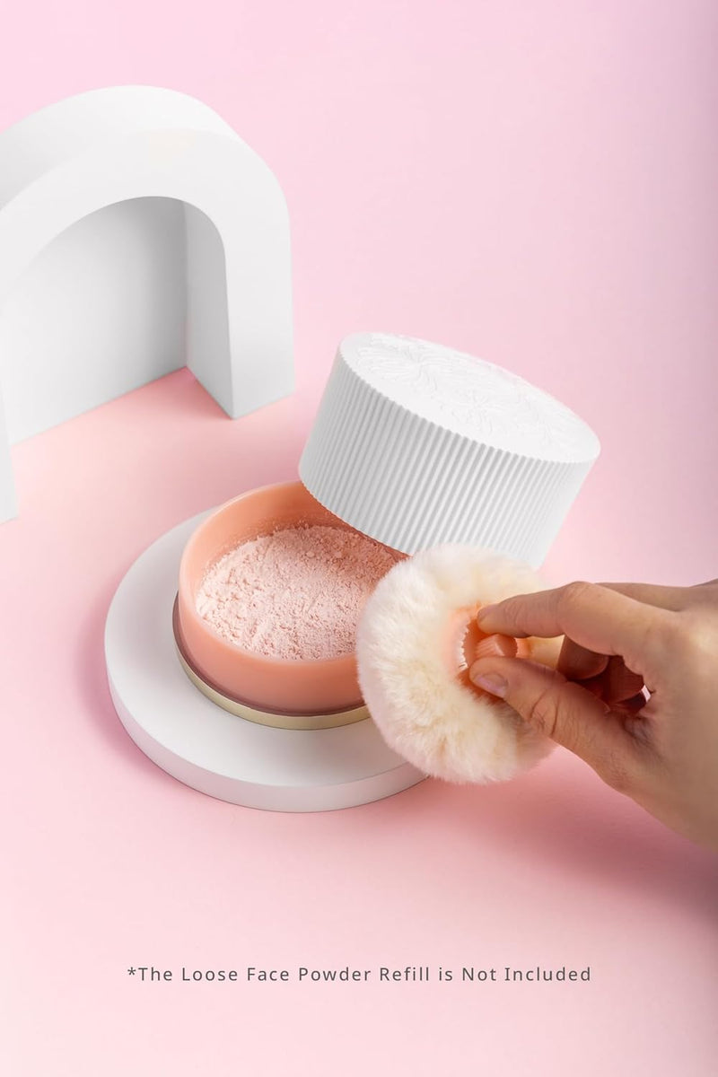 Paul & Joe Loose Powder Box + Puff - Refill Sold Separately, All-Day Lightweight Powder, Translucent Skin, Covers Pores, Absorbs Excessive Sebum, Creates Airy and Velvety Skin Infinity Warehouse
