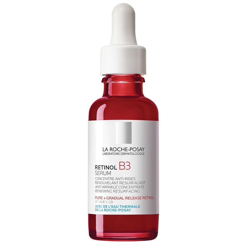 La Roche-Posay Pure Retinol Face Serum with Vitamin B3, Anti Aging Face Serum for Lines, Wrinkles & Premature Sun Damage to Resurface & Hydrate, Suitable for Sensitive Skin, 1.0 Fl. Oz Infinity Warehouse