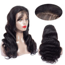 Amanda Hair 13×4 Lace Frontal Wigs Brazilian Human Hair Body Wave Hair Human Lace Wigs With Boby Hair Pre Plucked Black Women 150% Density Natural Black Hairline(Body26") Amanda