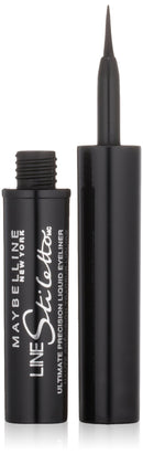 Maybelline New York Line Stiletto Ultimate Precision Liquid Eyeliner, Blackest Black, 0.05 fl. oz. Maybelline New York