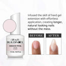 IBD Building Gel, Hard Gel Nail Extension, Sheer Pink, 0.5 oz IBD