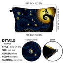 Cosmetic Bag MRSP Makeup bags for women,Small makeup pouch Travel bags for toiletries waterproof Dead The Nightmare Before Christmas (The Starry Night) MRSP