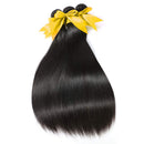 10A Human Hair Straight Bundles Brazilian Virgin Straight Hair 4 Bundles 100% Unprocessed Weave Hair Human Bundles (28 28 28 28) JARAMA