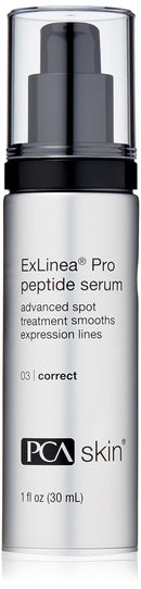 PCA SKIN ExLinea Pro Peptide Face Serum - Advanced Anti-Aging Hydrating Spot Treatment with Hyaluronic Acid for Fine Lines & Wrinkles (1 fl oz) PCA SKIN