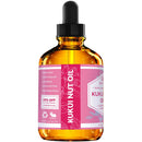 Kukui Nut Oil from Leven Rose, 100% Natural Organic (Cold Pressed, Unrefined) 4 oz Leven Rose