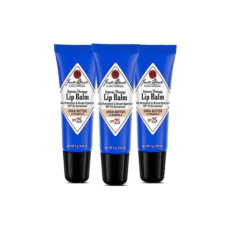 Jack Black Intense Therapy Lip Balm - Jack Black Lip Balm SPF 25 Sunscreen, SPF Lip Balm for Chapped Lips, Lip Sunscreen, Lip SPF, Lip Moisturizer for Dry Lips, Lip Balm with SPF, Lip Protection Infinity Warehouse
