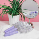 Olivia Garden Finger Brush Scalp-Hugging & Vented Paddle Hair Brush (3-Piece Kit) Olivia Garden