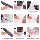 Makartt Jelly Poly Nail Gel Kit 6 Pastel Color Gel Nail Builder 15ML Translucent Nail Gel for Nail Building and Nail Extension Gel Nail Kit with Slip Solution Dual Form All-in-one Gel Nail Starter Kit Makartt