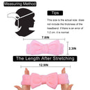 Spa Headband – 2 Pack Bow Hair Band Women Facial Makeup Head Band Soft Coral Fleece Head Wraps For Shower Washing Face LADES Store