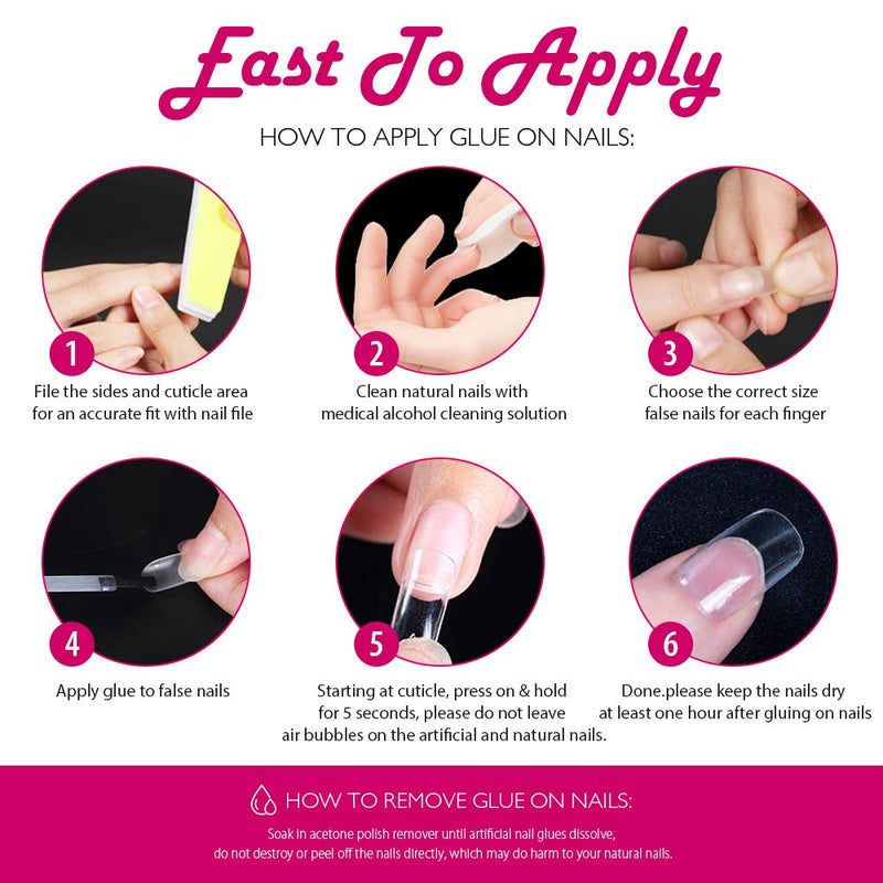 Teenitor Nail Glue, 15 x 2g Mini Professional Beauty Nail False Art Decorate Tips Acrylic Glue Teenitor