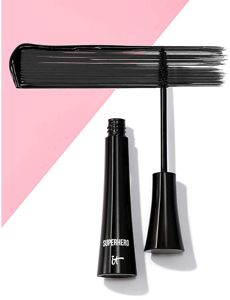 It Cosmetics Superhero Elastic Stretch Volumizing Mascara Mini Travel Size .169 Ounce It Cosmetics