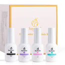 Beetles Dip Powder Gel Liquid Set with Base-Top Coat, Activator, and Brush Savor Dipping Powders Essentials Kit (Steps 1-4), 0.5oz/Bot Dipping-Powder Acrylic Nail Manicure Pedicure beetles Gel Polish