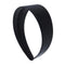 Black 2 Inch Wide Satin Hard Headband with No Teeth Head band for Women and Girls (Motique Accessories) Motique Accessories