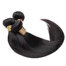 Hairro Brazilian Virgin Human Hair 1 Bundle 16 Inch Long Straight Sew in Human Hair Weft Extensions Single Bundles for Women Silky 100g/bundle