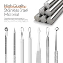 7 In 1 Pimple Blackhead Remover Extractor Tool Kit, Teenitor Professional Safe Treatment For Zit Popper White Head Acne Blemish Comedone Removing For Nose Face Skin Teenitor