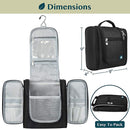 PAVILIA Hanging Travel Toiletry Bag Women Men | Cosmetics Makeup Organizer Kit PAVILIA Store