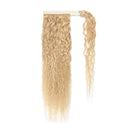 100% Human Hair Ponytail Extensions 18 Inches Wrap Around Human Hair Ponytail With Comb Clip in One Piece Pony Tail Hairpiece Long Corn Wave Curly For Black Women
