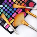 Champagne Makeup Brushes Set, Yuwaku Silver Foundation Powder Blush Eyeshadow Brushes Blending 32 Piece NO Shed Cruelty-Free Synthetic Fiber Bristles Cosmetic Brushes with Travel Case Daxstar