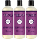 Mrs. Meyer's Clean Day Moisturizing Body Wash for Women and Men, Cruelty Free and Biodegradable Shower Gel Formula Made with Essential Oils, Plum Berry Scent, 16 oz Bottle, Pack of 3 MRS. MEYER'S CLEAN DAY