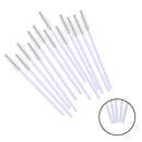 Elisel 100 PCS Disposable Eyelash Brushes Mascara Brushes Eye Lash Eyebrow Applicator Cosmetic Makeup Brush Tool Kits (White) Elisel