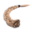 S-noilite Clip in Human Hair Extensions 100% Real Remy Thick True Double Weft Full Head 8 Pieces 18 clips Straight silky (14 inch - 120g,Dark Blonde (