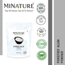 Purified Alum powder ( Potassium Alum Powder )(phitkari) by mi nature | 227g( 8 oz) ( 0.5 lb) | 100% Only Alum powder | Nothing added minature