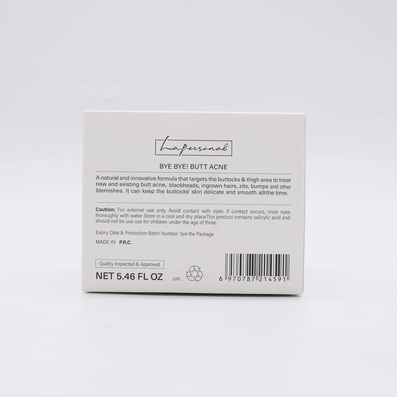 LA.PERSONAL Butt Acne Clearing Cream, Body Acne Treatment with 2% Salicylic Acid & Tea Tree Oil, Acne Cream for Buttocks Body Back, Moisturize Cream 5.46 oz Infinity Warehouse