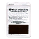 Samson Hair Fibers for Thinning Hair - 100% Undetectable Natural Formula - Completely Conceals Hair Loss in Seconds. Covers bald spots. Thicken your hair instantly - 25 Grams Refill (DARK BROWN) SAMSON HAIR FIBERS