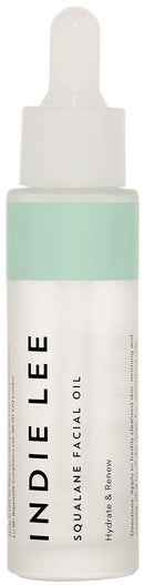 Indie Lee Squalane Facial Oil - 100% Pure Squalane Oil for Daily Use - Visibly Improve Skin Texture, Tone + Plump Appearance of Fine Lines - Non-Pore Clogging Oil (1oz / 30ml) Indie Lee
