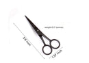 Scissors Hair Cutting - Small Travel Facial Hair Scissor for Eyebrows, Nose, Moustache, Beard TABYS
