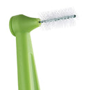TEPE Angle Interdental Brushes, Dental Brushes for Between Teeth and Gums, Brush Micro Tight Cleaner, Plaque Removal, 0.8 mm, 6 Pk, Green TEPE
