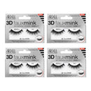 Ardell False Eyelashes 3D Faux Mink 852, 4 pairs Ardell