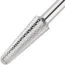 USA PANA Professional 3/32" Shank Size - Cone Shape Carbide Bit - Nail Drill Bit for Manicure Pedicure Tools Dremel Machine - Gold, Silver (Extra Fine, Silver) PANA