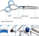 Hair Cutting Scissors, Haircut Scissors Kit Thinning Shears Kit for Home, Barber, Salon WeTest