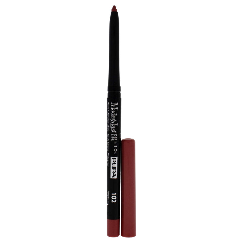 PUPA Milano Made To Last Definition Lips - Extreme Hold Automatic Lip Pencil, Waterproof - Color is Defined and Holds Flawlessly - For Precise Lip Contouring - 102 Soft Rose - 0.012 Oz (8011607247325) PUPA Milano