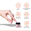 Modelones 20 Colors Dip Powder Nail Kit Starter, Winter Glitter Collection Acrylic Dipping Powder System Essential Liquid Set with Base & Top Coat for French Nails Art Manicure DIY Salon Gift modelones