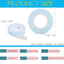 6 Rolls Eyelash Tape, JASSINS Adhesive Fabric Eyelash Tapes, Adhesive Breathable Micropore Fabric Tape for Eyelash Extension Supply,9 m/10 yard Each Roll (Blue) JASSINS