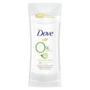 Dove 0% Aluminum Deodorant Stick Non irritating for Underarm Care Cucumber and Green Tea, 2.6 Oz Dove