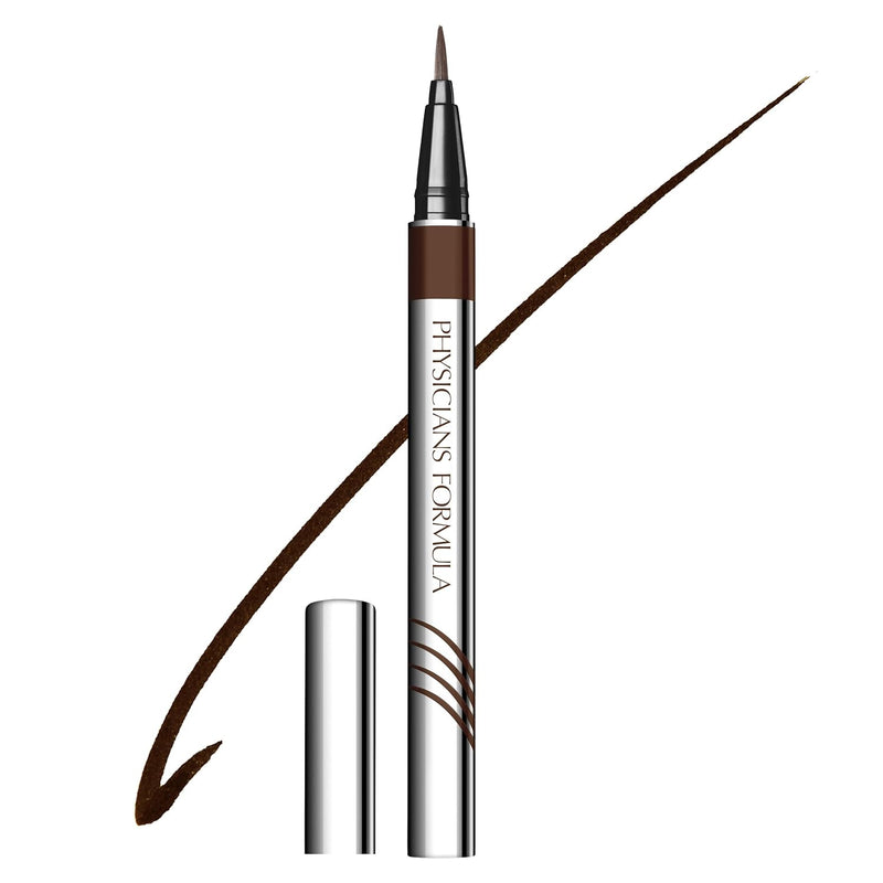Physicians Formula Eye Booster, Lash-Enhancing 2-in-1 Eyeliner Serum, Dermatologist Approved, Hypoallergenic, Cruelty-Free & Vegan - Deep Brown Infinity Warehouse