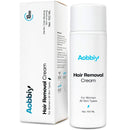 AOBBIY Hair Removal Cream for Women, Women's Depilatory Cream, Powerful, Effective 10 Minutes, No smell, Non-Irritating, Gently Remove Anywhere Unwanted Hair, For All Skin Type, 100ML AOBBIY