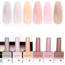 CANNI 6Pcs 9ml Hema-Free Nail Dehydrator Primer, Base Coat Reinforce Diamond Gel Top Coat and Matte Top Coat Gel Nail Polish Set, Soak Off LED Nail Gel Polish Set Nail Art Starter Manicure Salon Infinity Warehouse